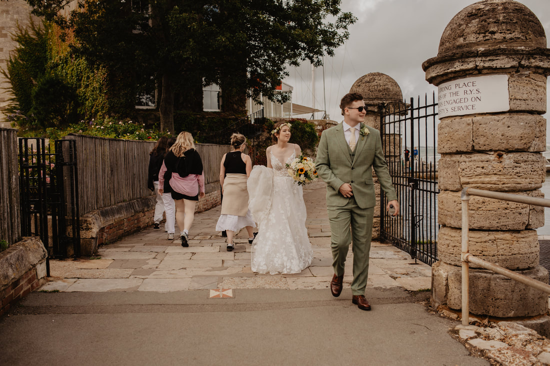 Lauren & Dom engagement shoot and wedding at old St Boniface Church & Commodores House - Holly Cade - Alternative Candid Documentary Wedding & Portrait Photographer. Isle of Wight, Portsmouth, Southampton, Hampshire, the South Coast of England, and UK