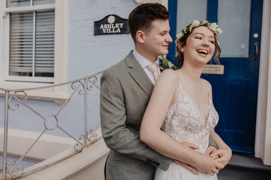 Lauren & Dom engagement shoot and wedding at old St Boniface Church & Commodores House - Holly Cade - Alternative Candid Documentary Wedding & Portrait Photographer. Isle of Wight, Portsmouth, Southampton, Hampshire, the South Coast of England, and UK